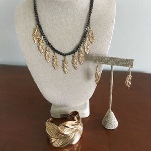 Stella Dot Secret Garden Necklace, Earring & Cuff